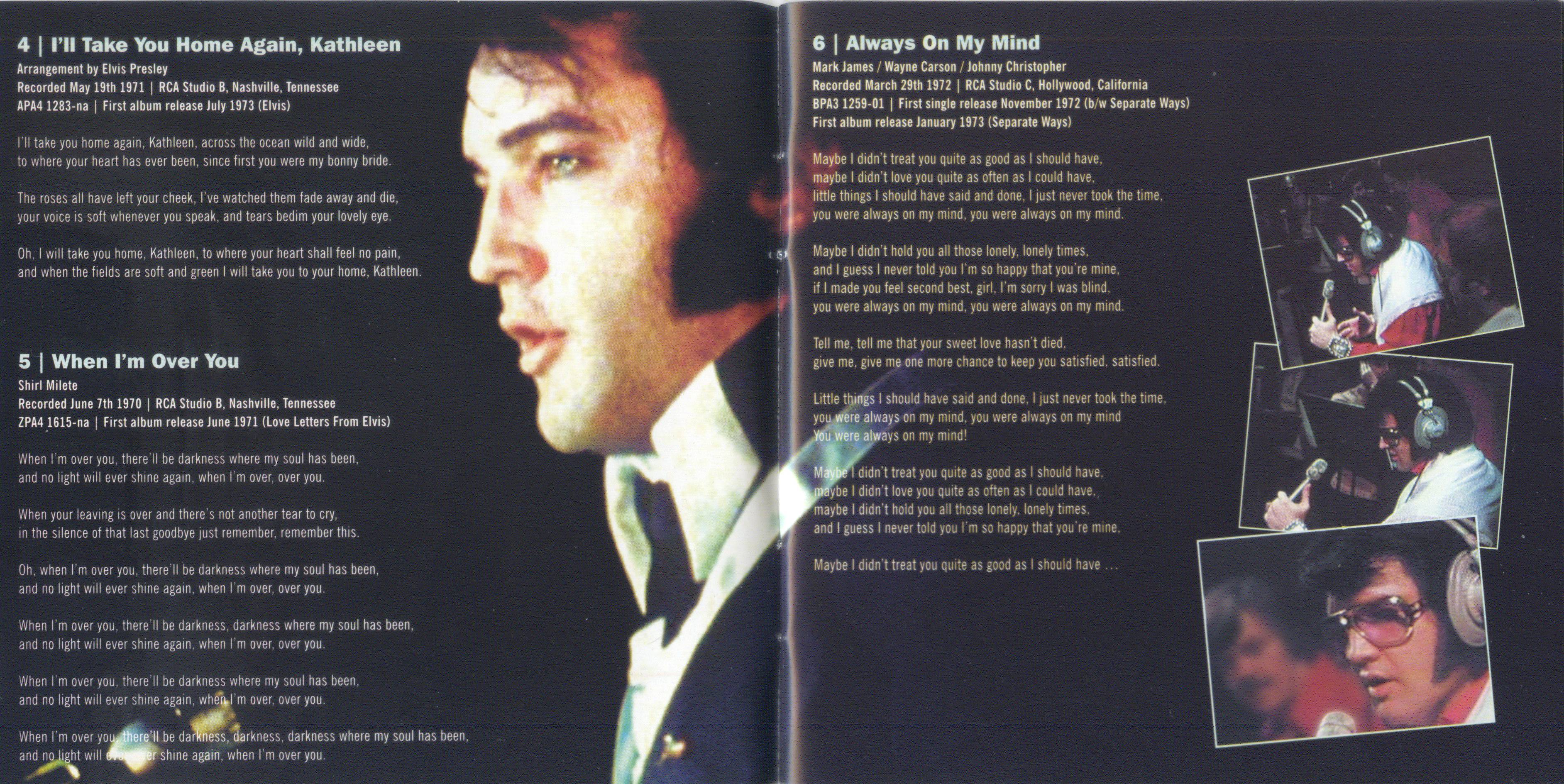 Elvis Presley The Joan Deary Tapes : Booklet 3